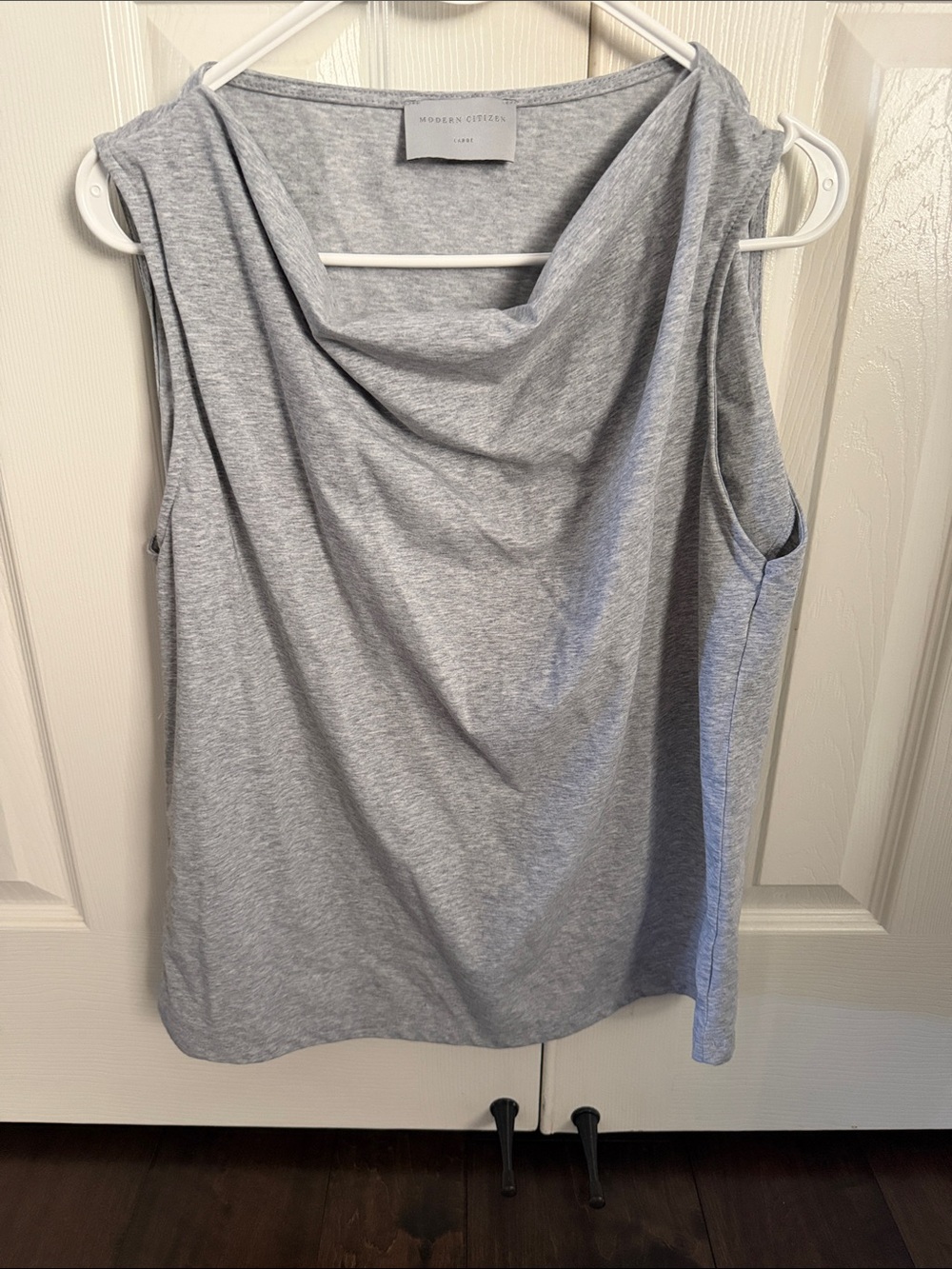 NWOT Modern Citizen Sleeveless cowl Neck Tank Top - Heather Gray